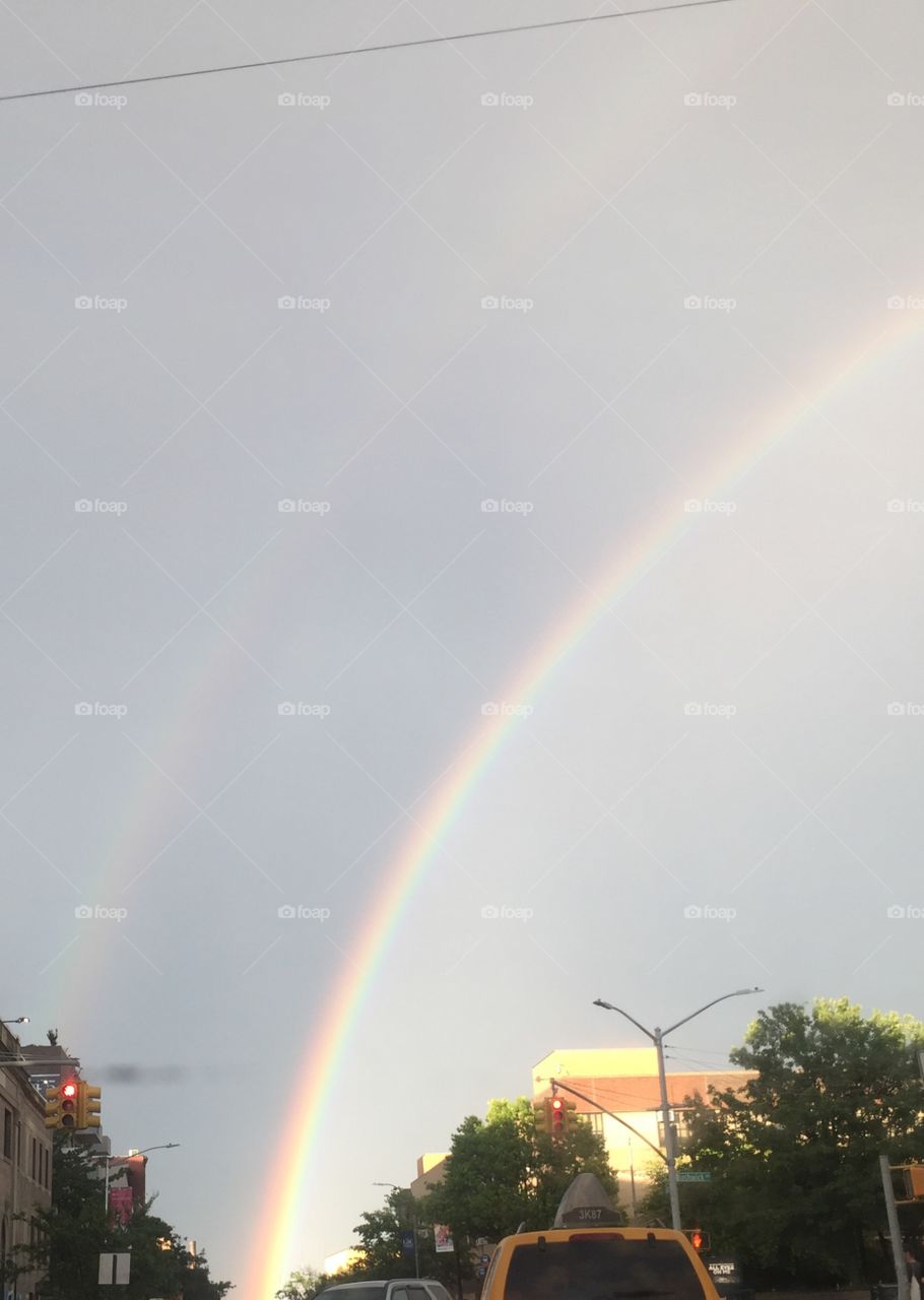 Brooklyn (Williamsburg) double rainbow
