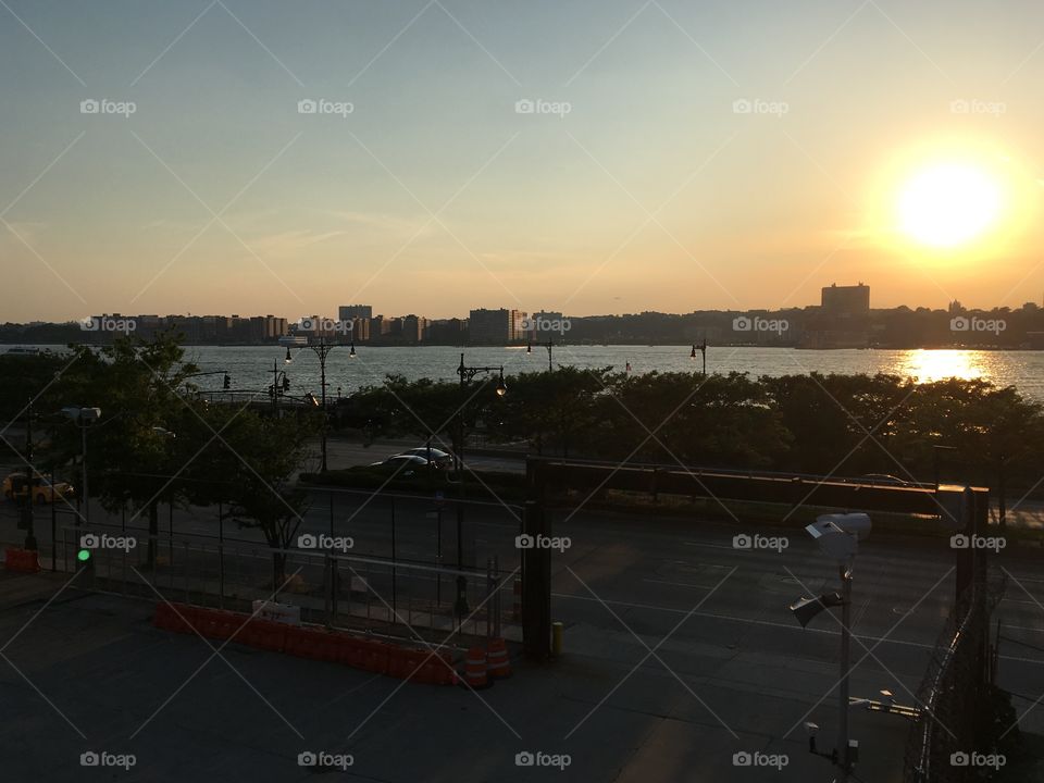 Sunset, Water, Dawn, Vehicle, Auto Racing