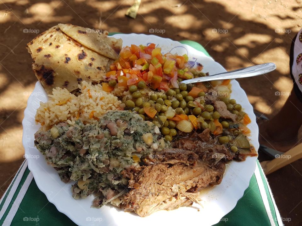 home cooked party food