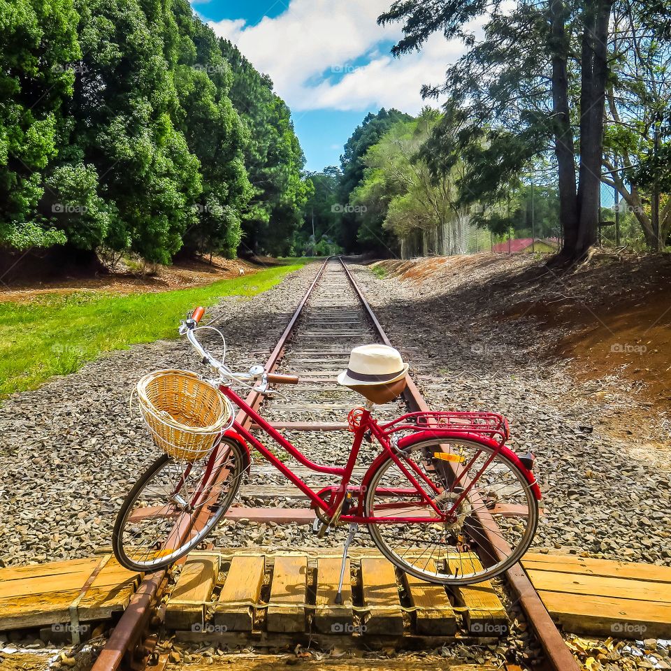 Bike on the railways