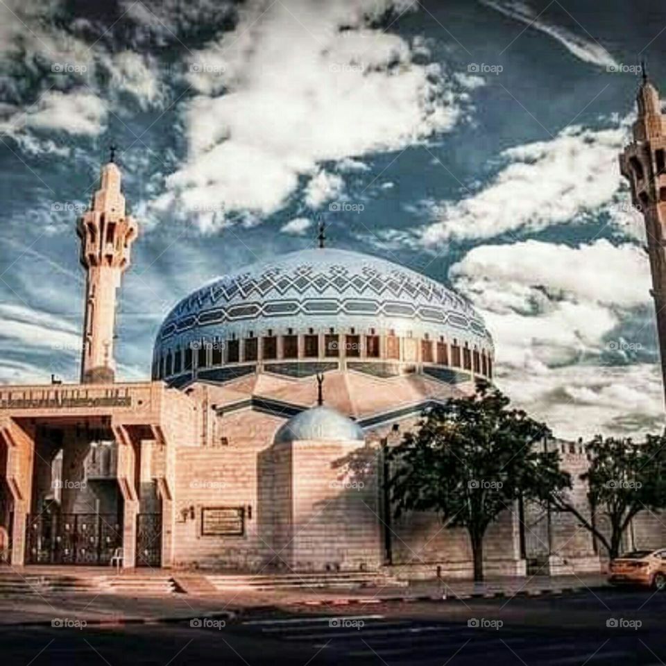 The capital, Amman, Jordan, is a mosque