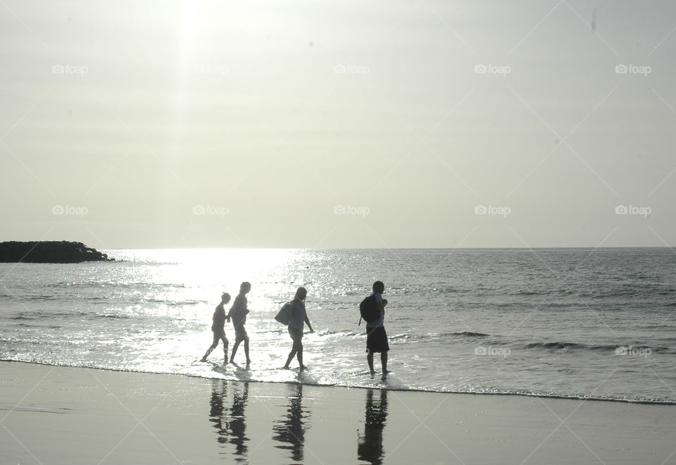 beach friend sun