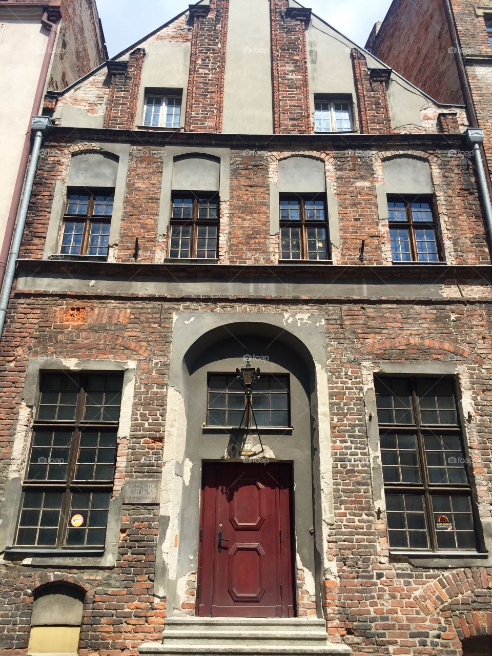 An ancient building in Torun