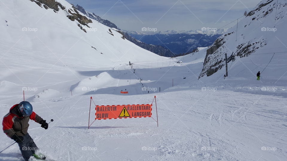 Ski Slope in Switzerland