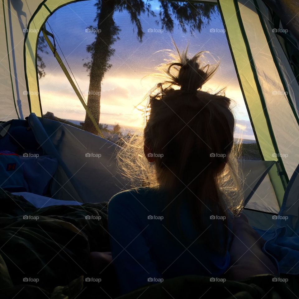 People, Travel, Sunset, Girl, Light