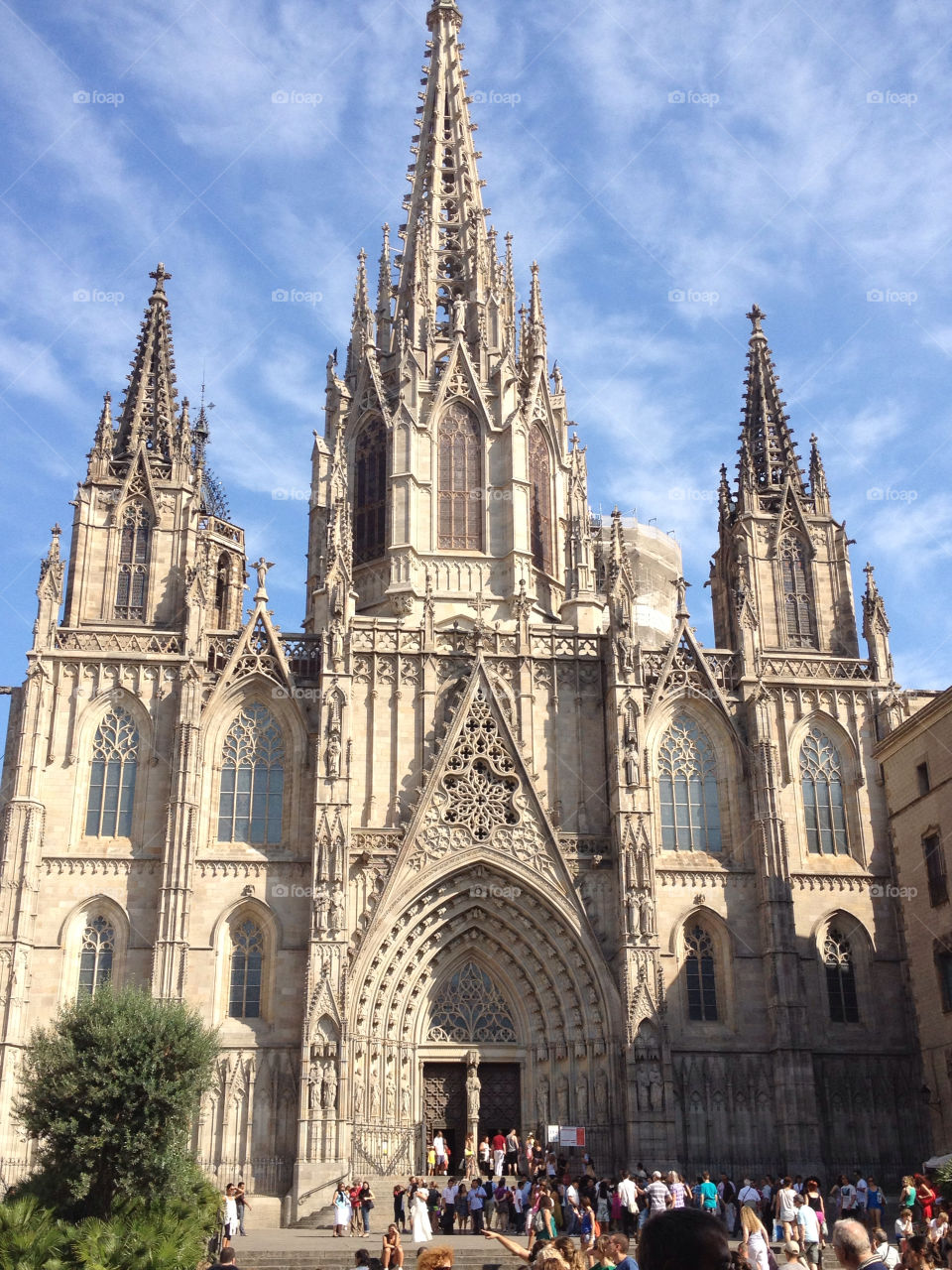 church cathedral barcelona catalonia by Anna