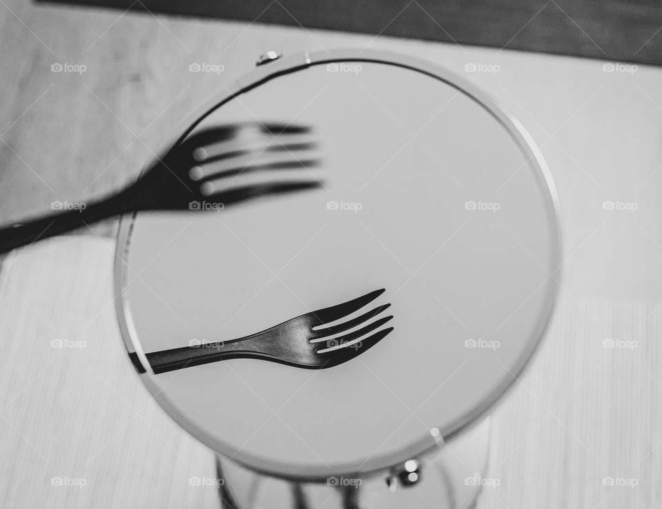 fork in the mirror