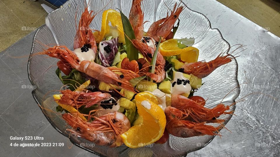 Ensalada de Gambas