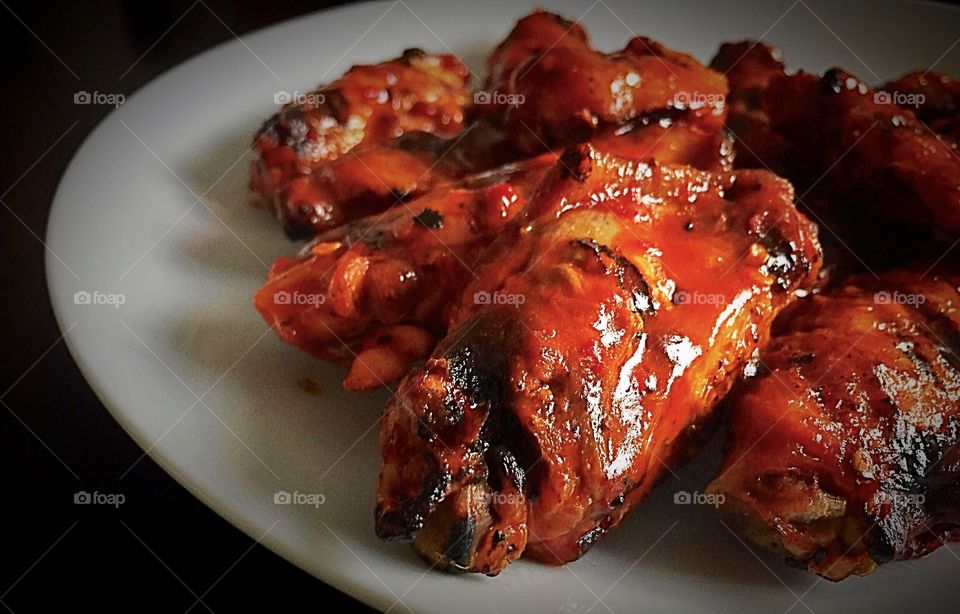 Bbq buffalo chicken wings 