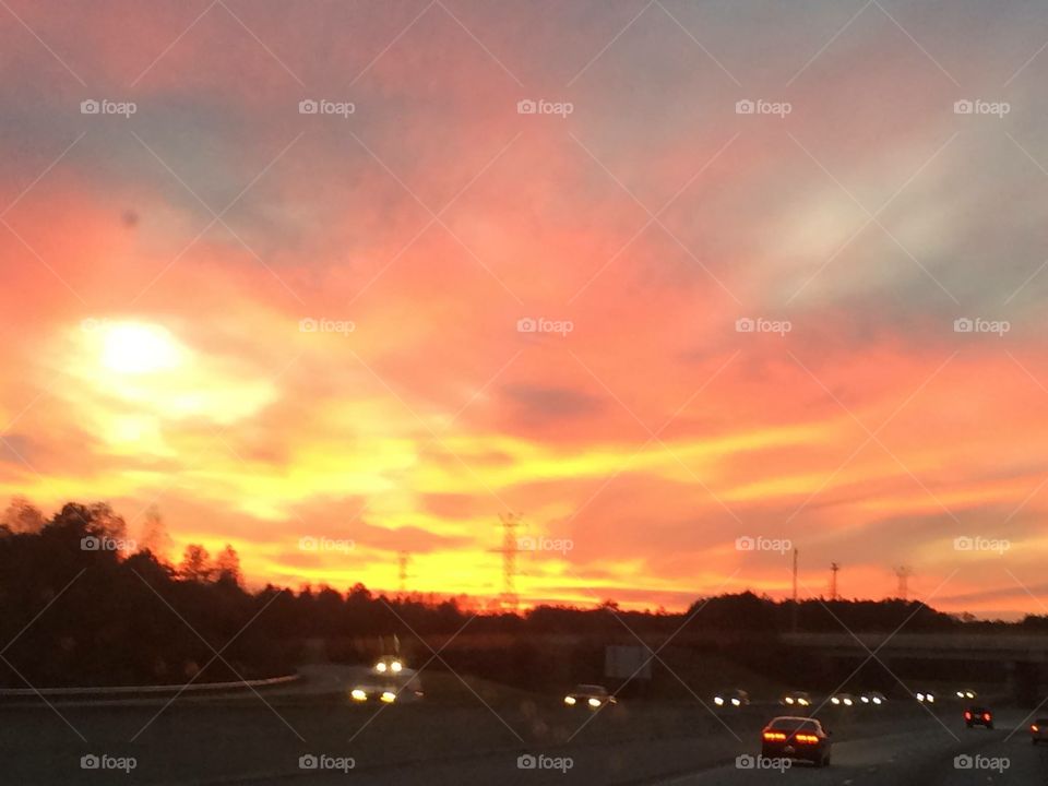 Sunsets and sunrises 