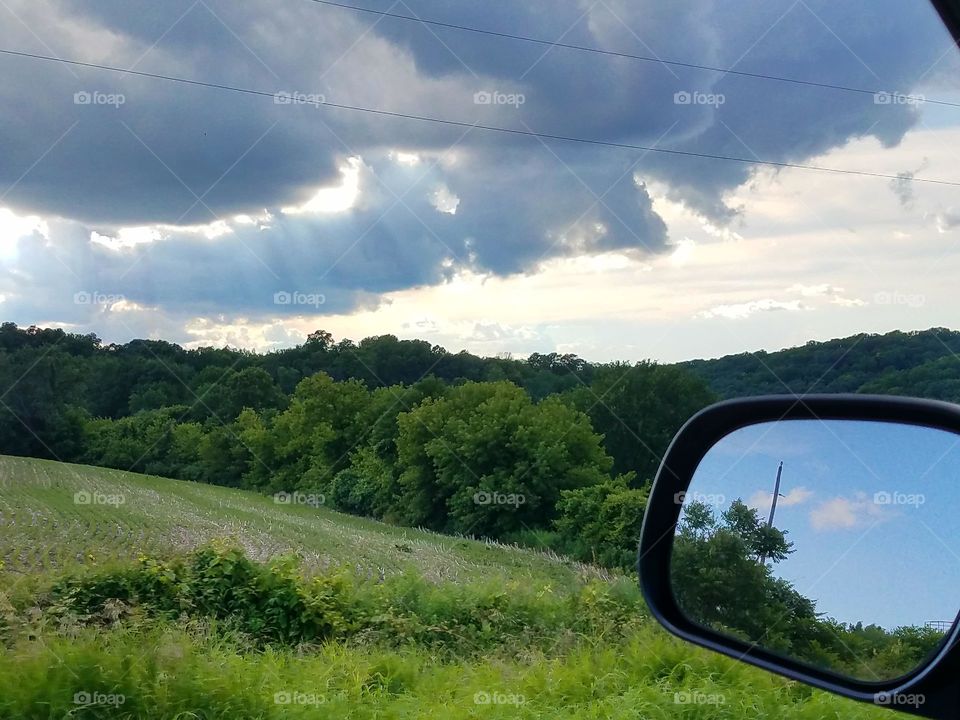 Watching the storm clouds