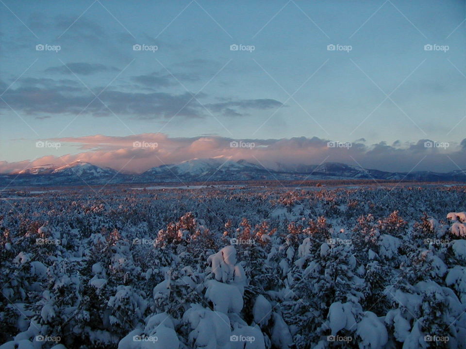 Snowy mountain 