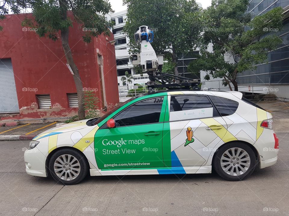 car recording foe Google maps street view