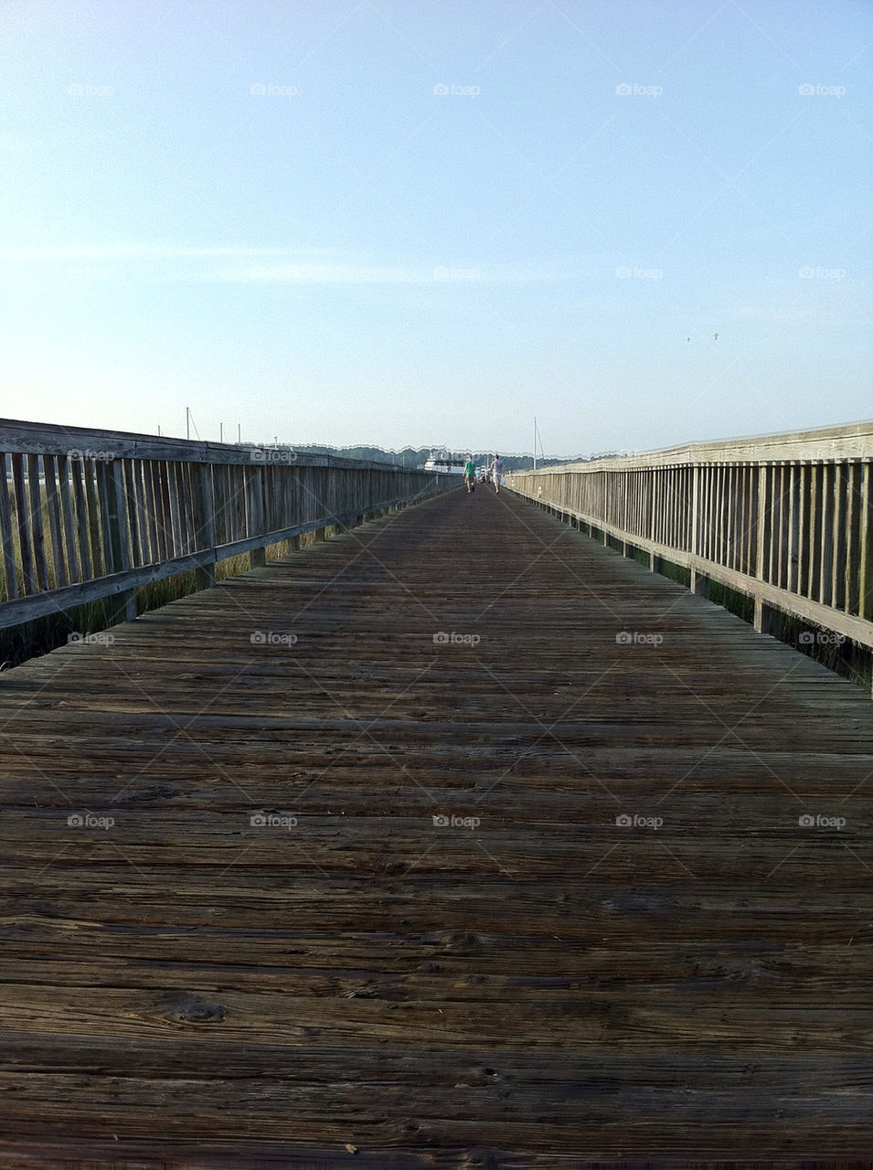 wood deck walkway by tplips01