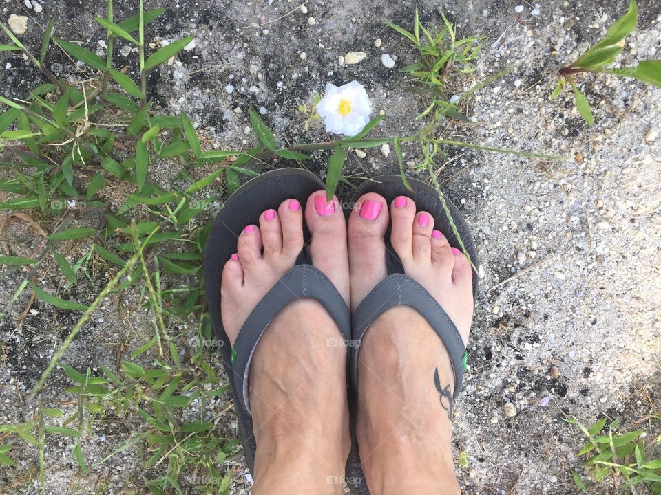 Beach feet