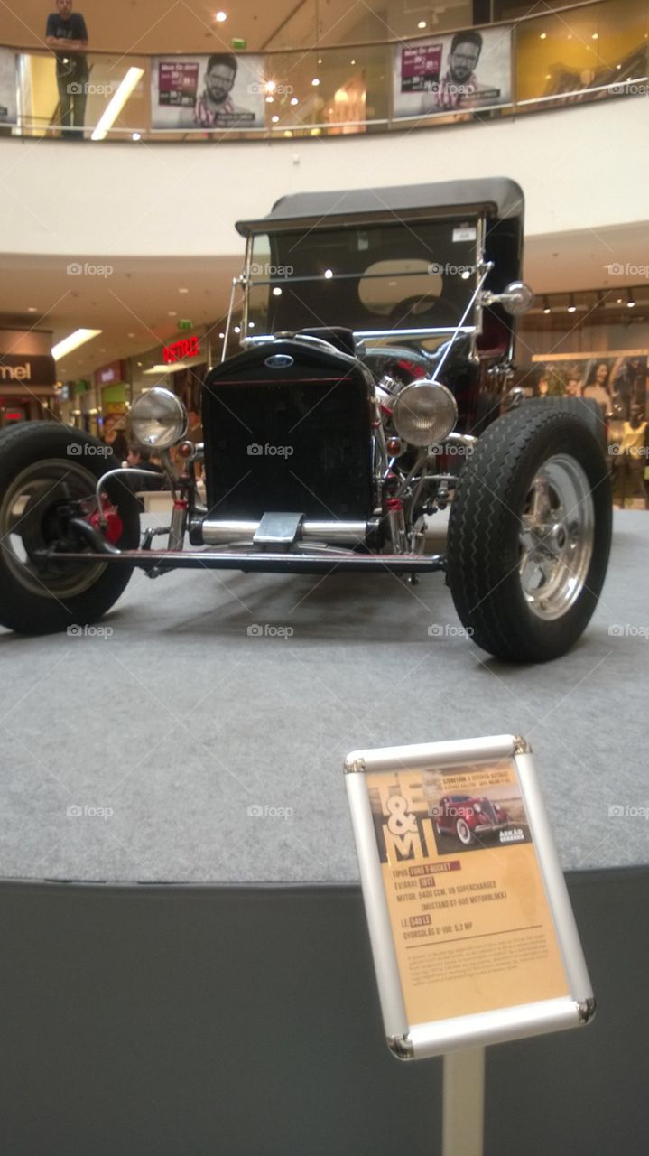 old hot rod car