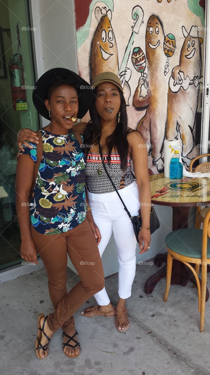 Sisters and Cigars. A spring break trip to Miami involved a stop at a cigar shop