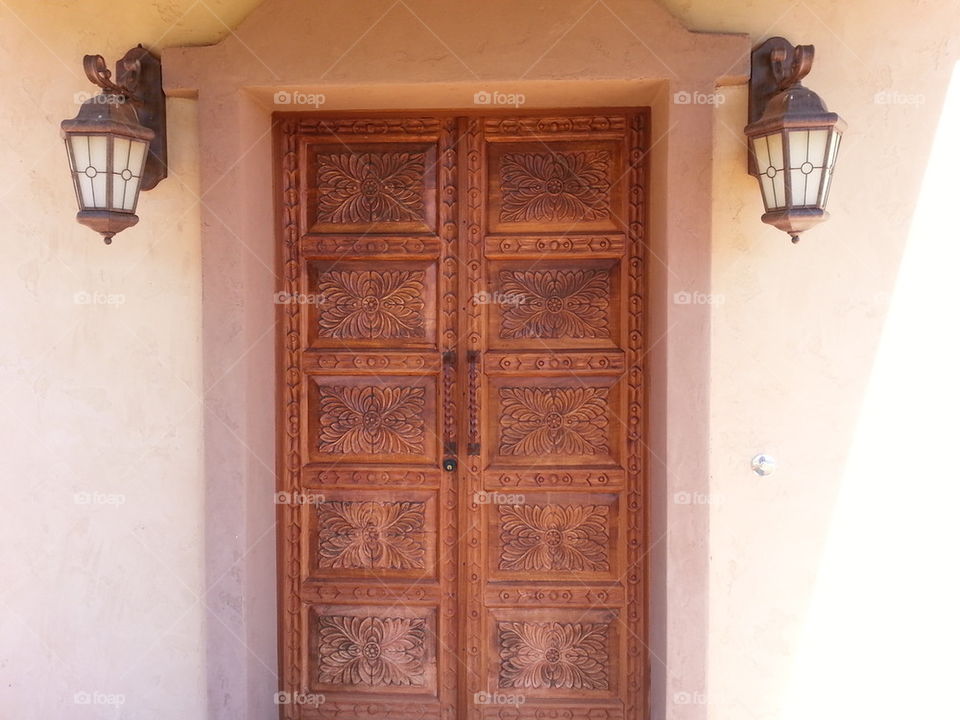 Wooden door