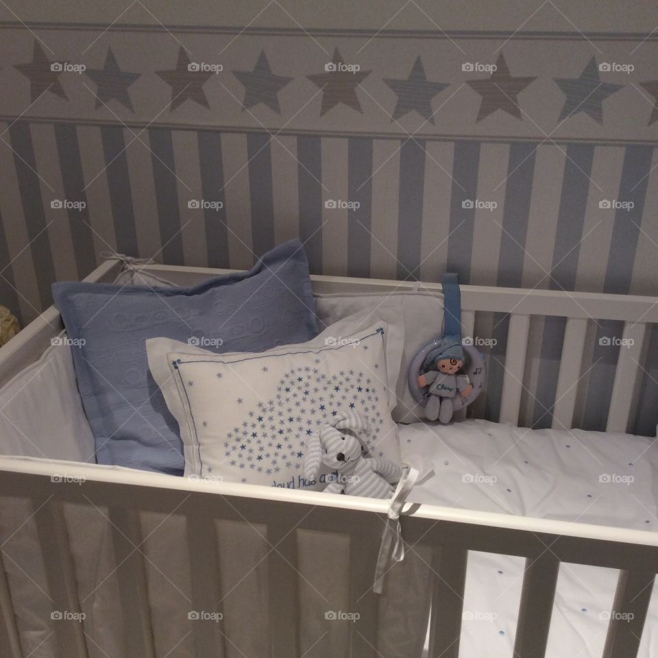 Baby boy's bed 
