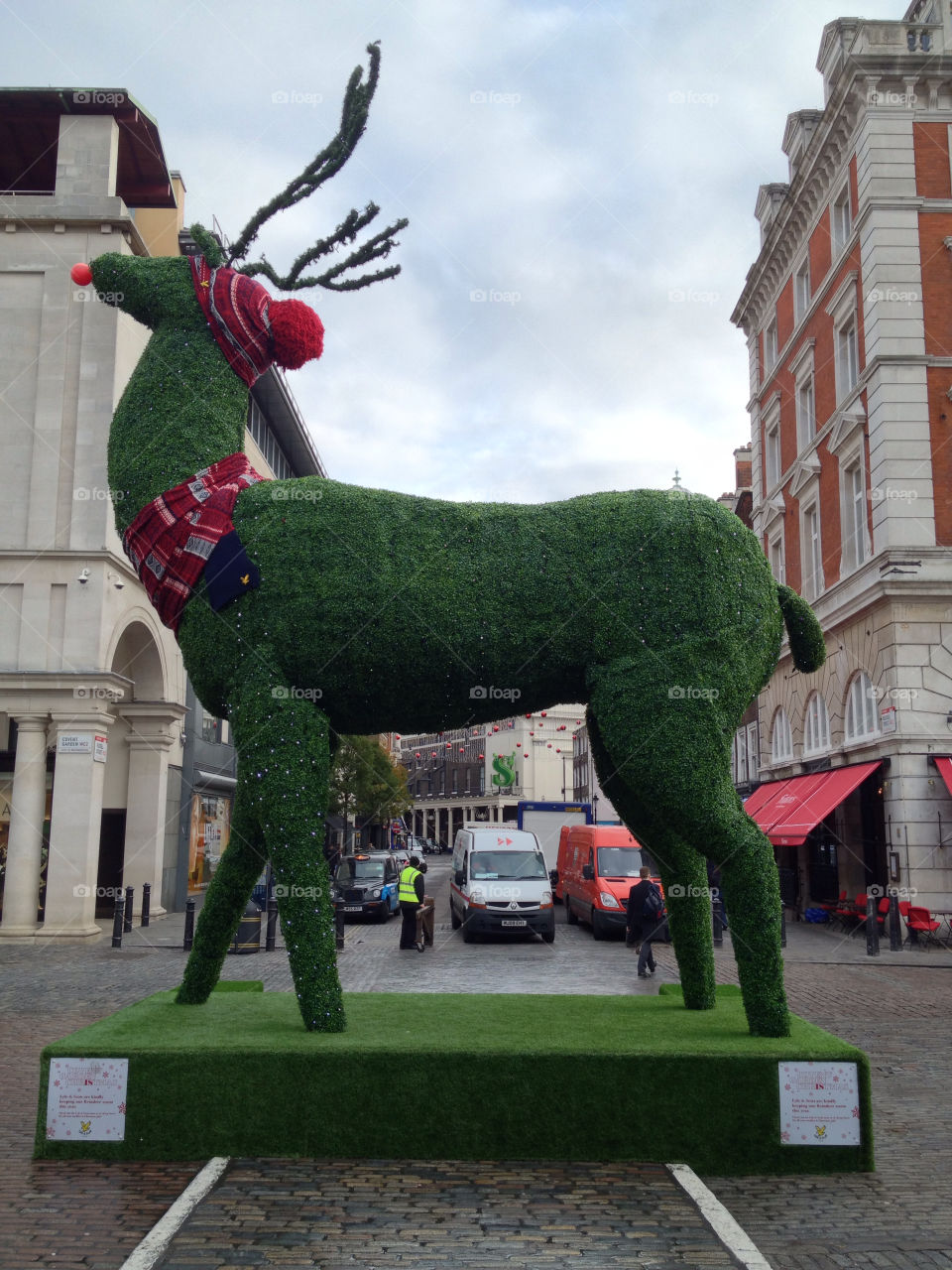 city london christmas reindeer by alexchappel