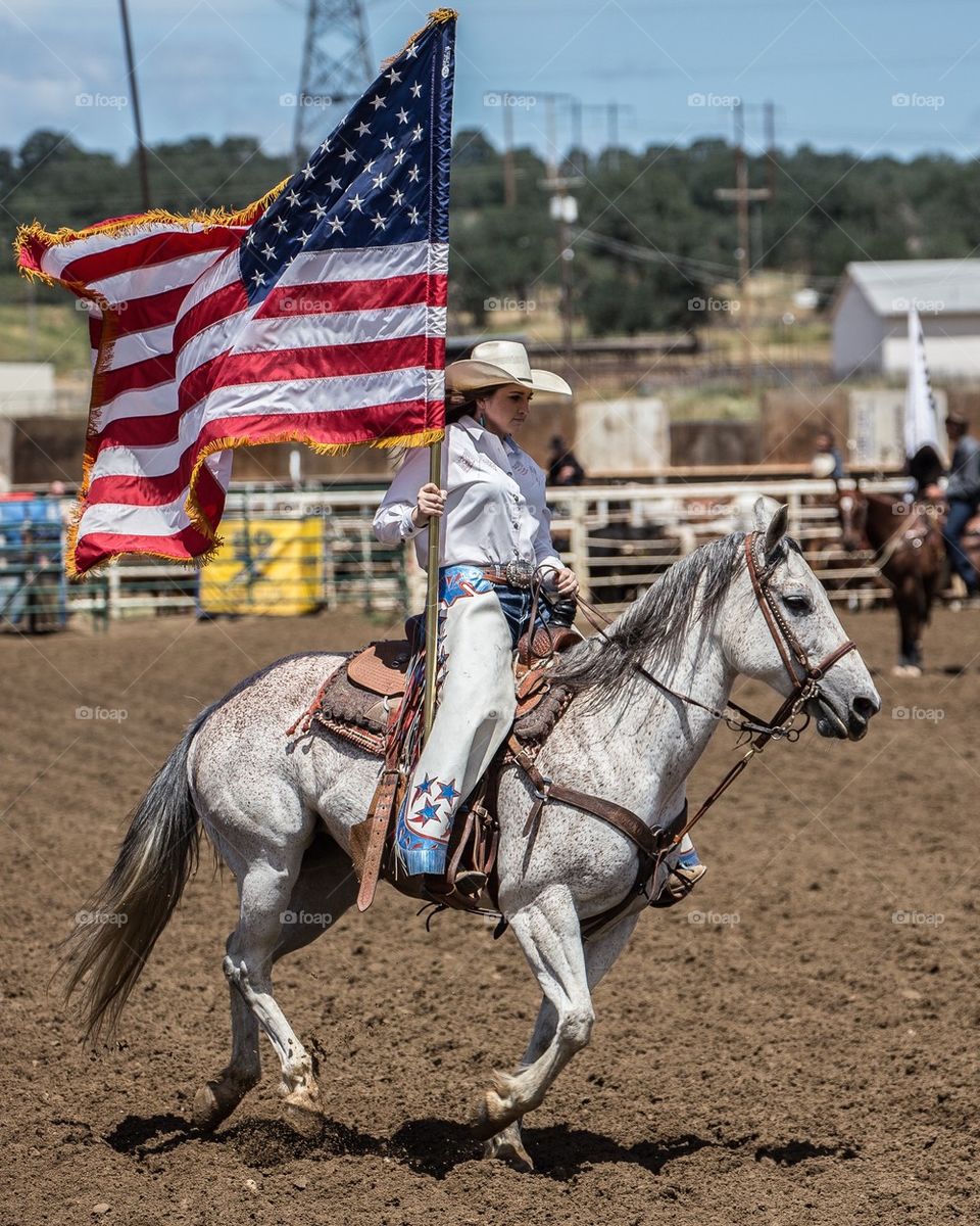 Rodeo Flag