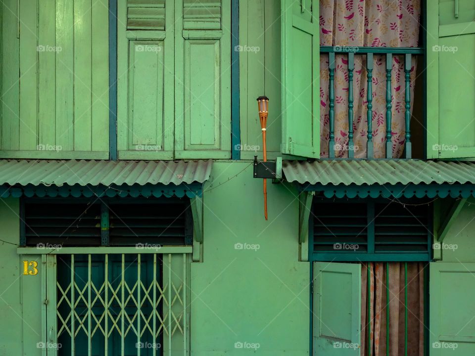 Timber house in Kuala Lumpur, Malaysia