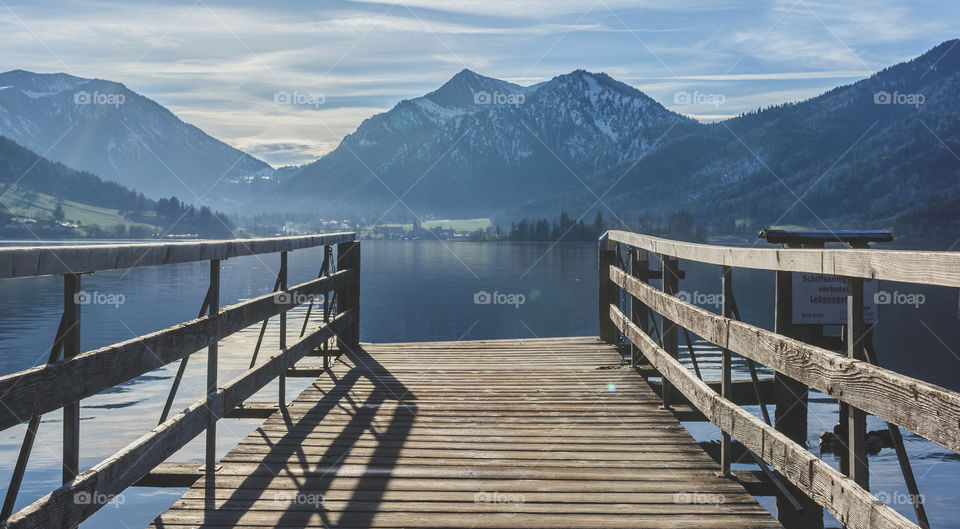 Lake and Mountains