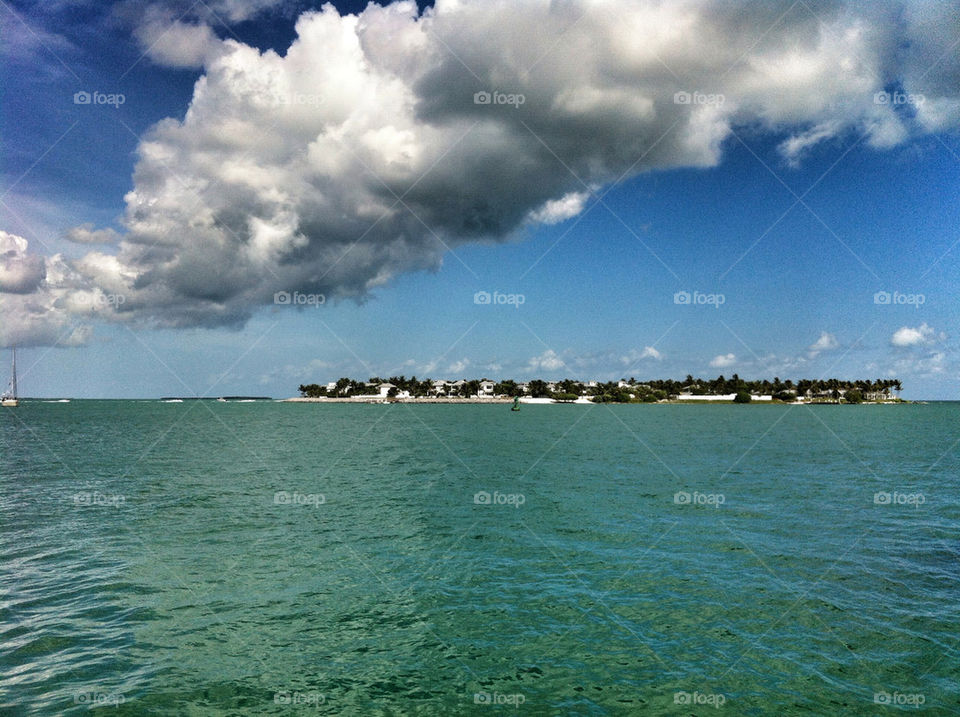 ocean sky clouds water by jasonlowe