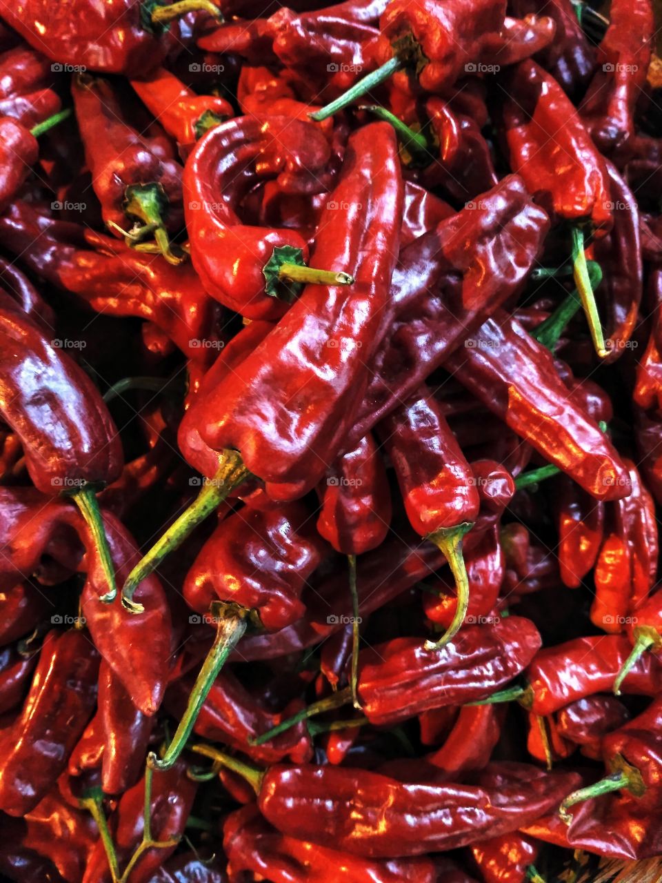 Red chillies...