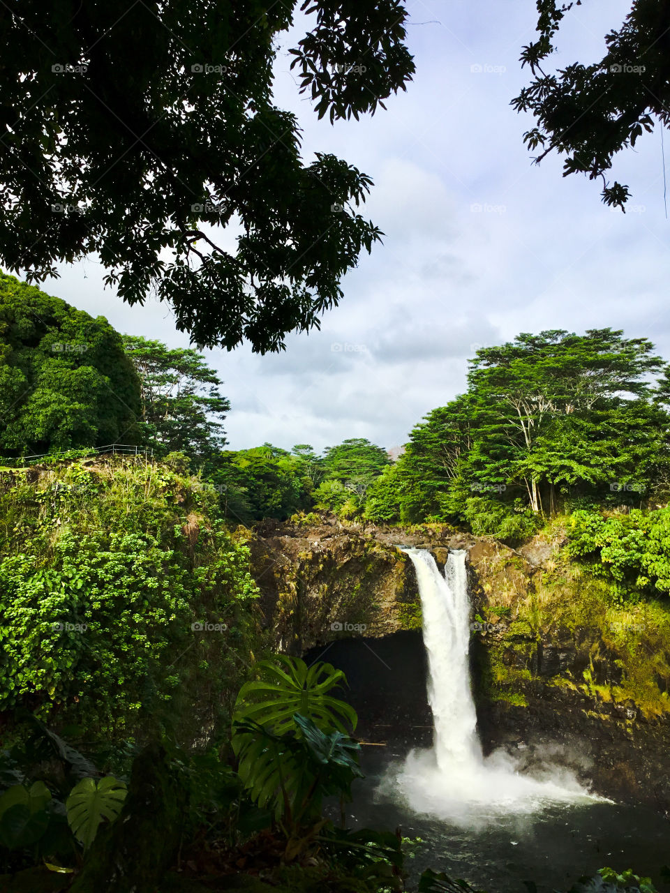 Rainbow Falls in Hilo, Hawaii