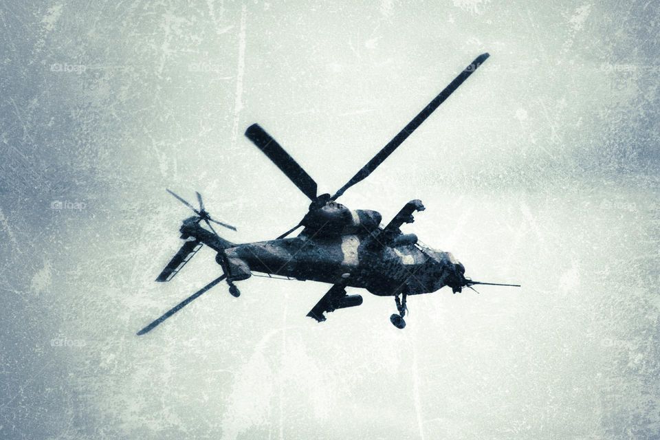 Rooivalk. attack helicopter.