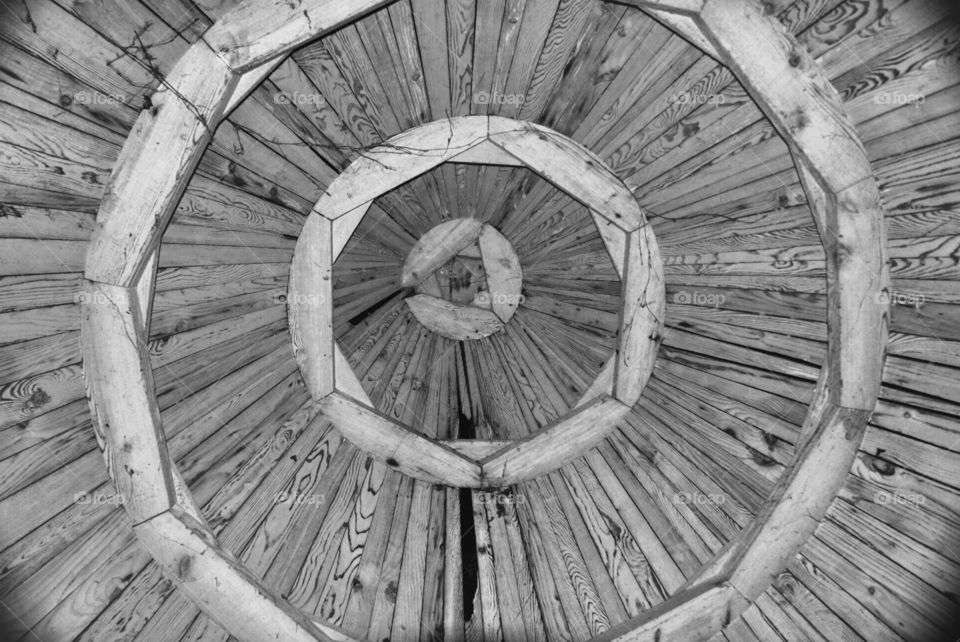 Wooden spiral
