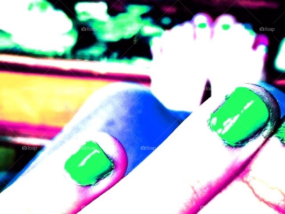 Green nail! Ups something is missing 