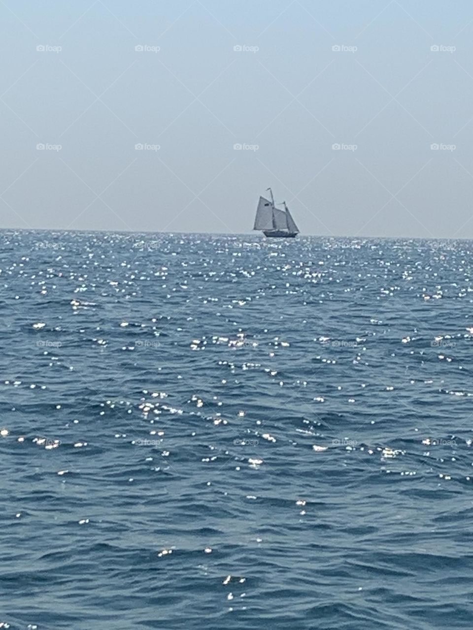 Pirate ship on water