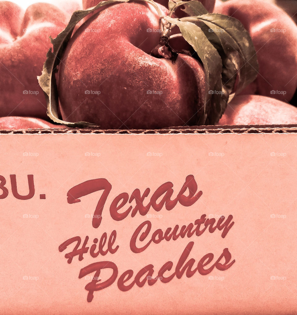 Texas peaches.