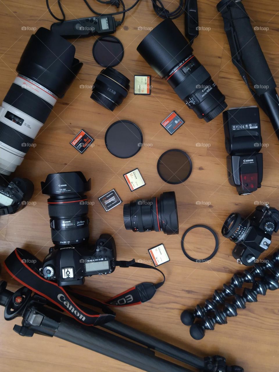 Photography equipment.