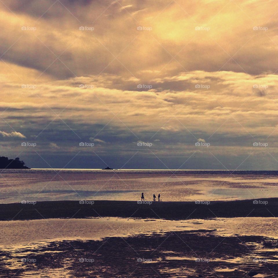 Sunset, Water, Beach, Sea, Landscape