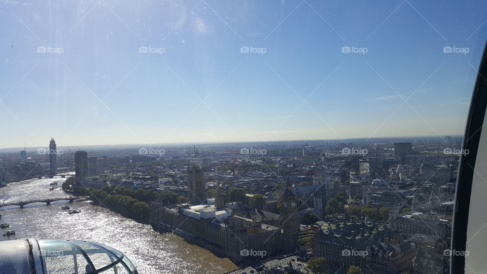 london from London Eye