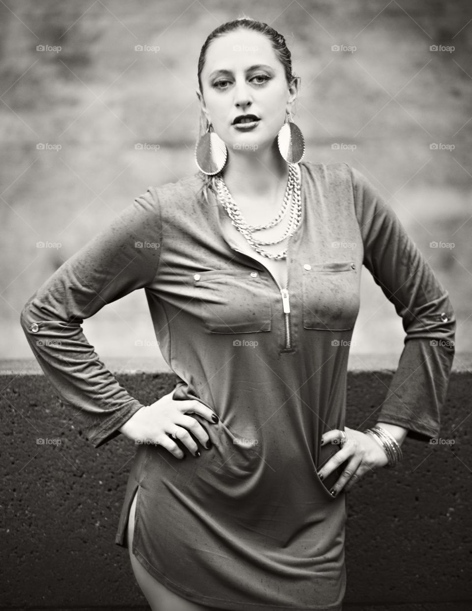 Photo shoot in the rain 