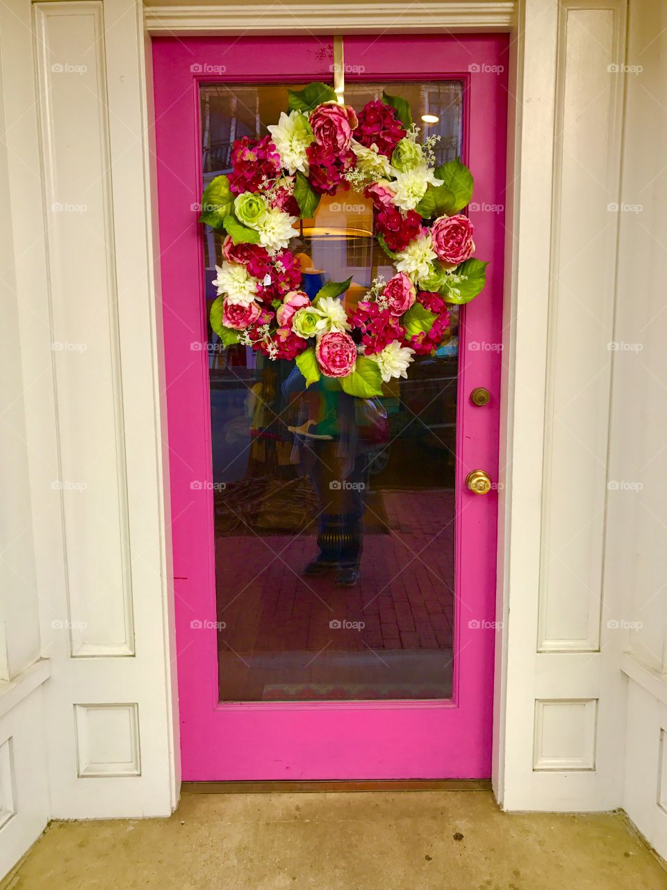 Bright Pink Door