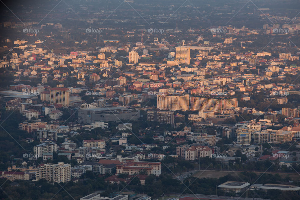 Chiang Mai city at dusk