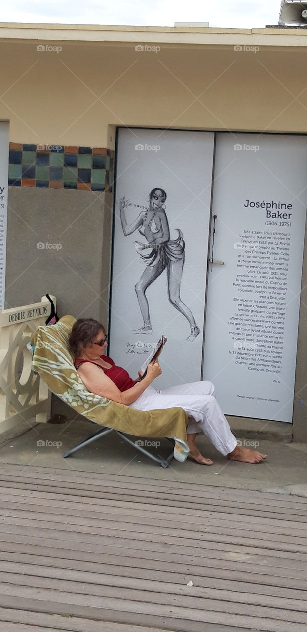 resting in Deauville