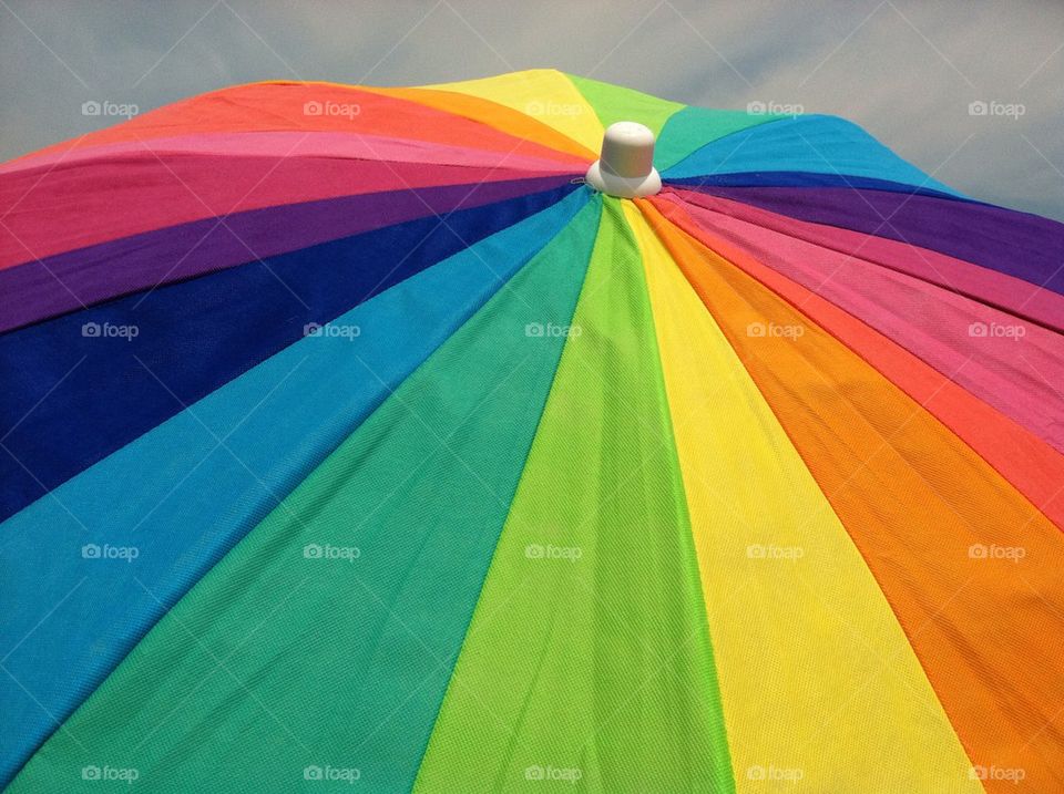 Colorful beach Umbrella