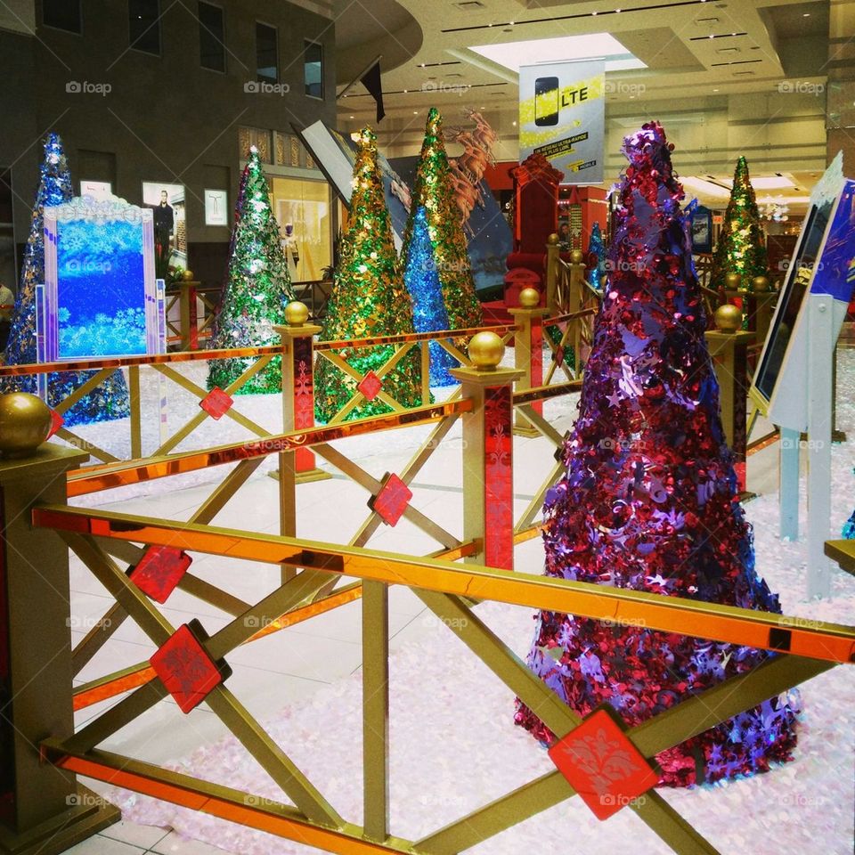 Christmas in the mall