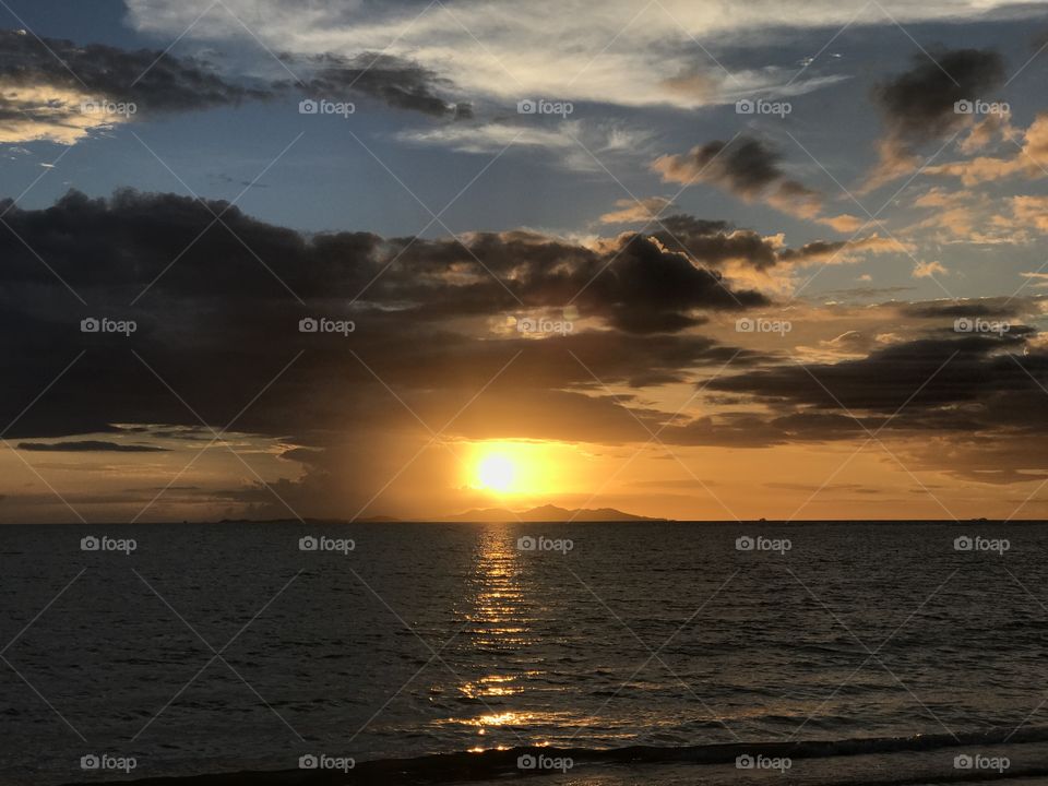 Perfect Fijian sunset 
