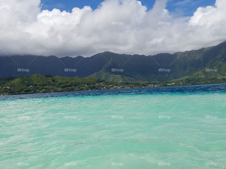 Sand bar, Kaneohe bay