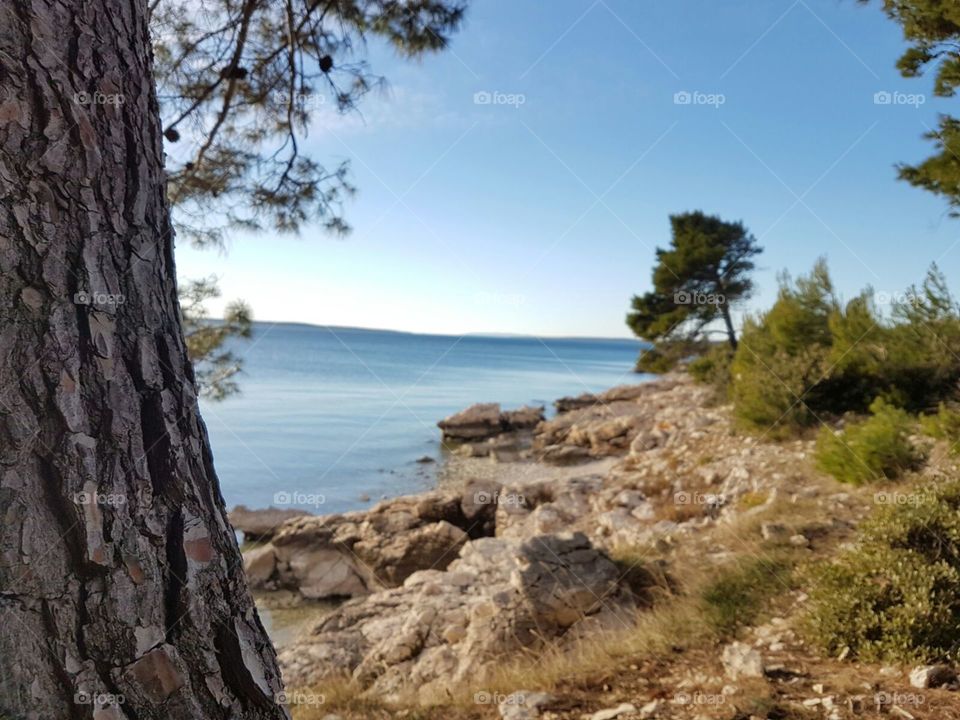 Seaside during the winter months