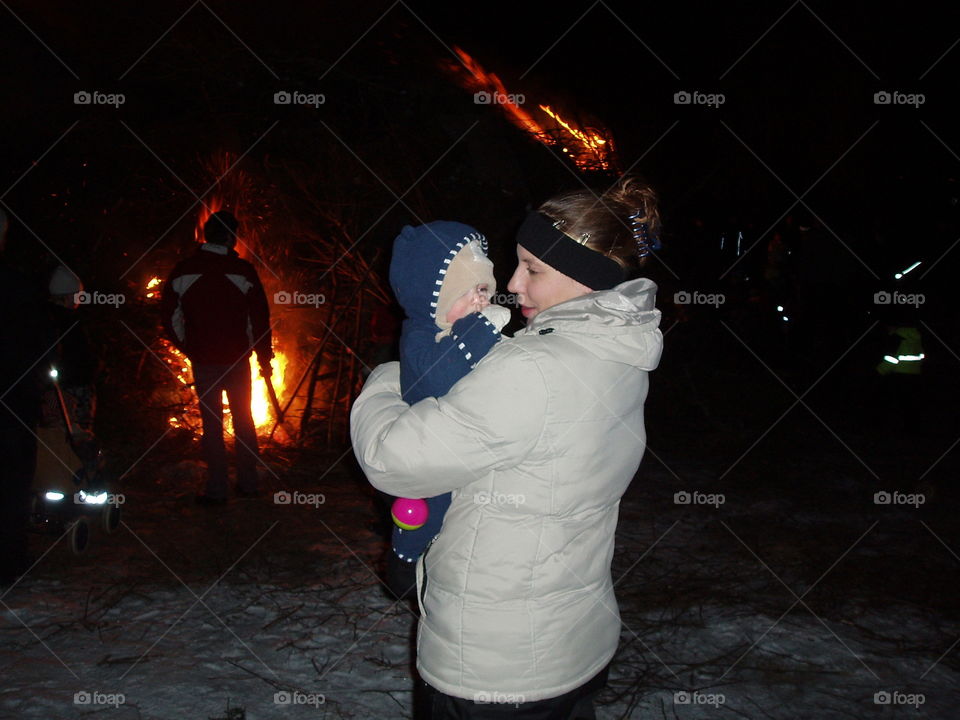 May Bonfire!. Celebrating that the winter become spring!