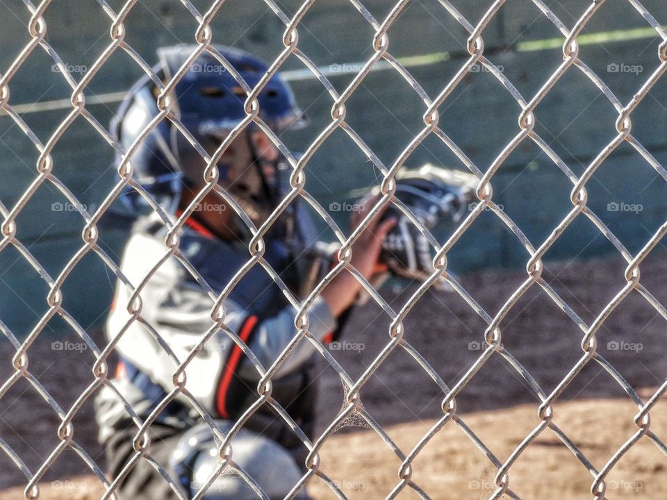 Little League Baseball Catcher