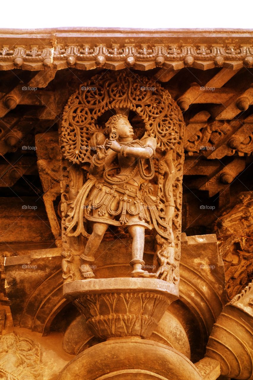 Belur Chennakeshava temple Apsara abhinaya